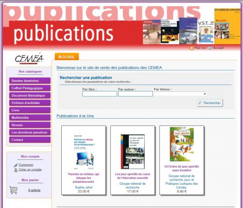 Site des publications des CEMEA